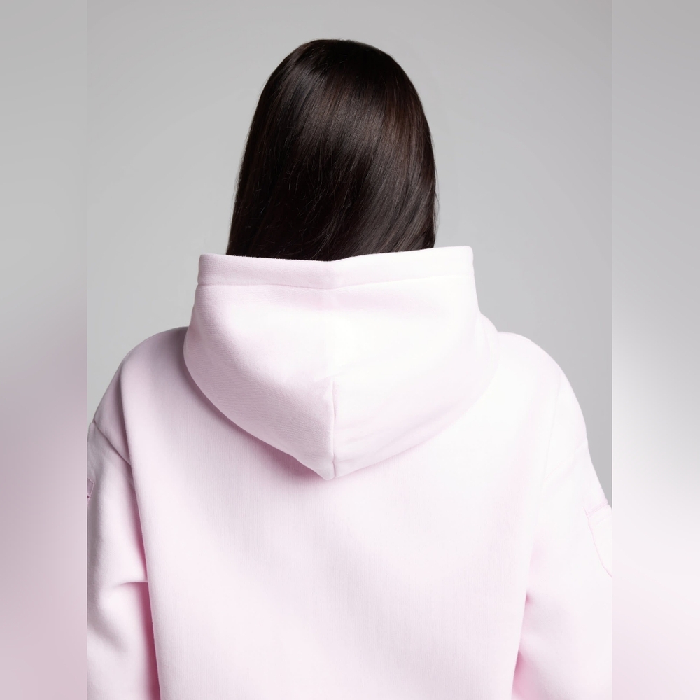 Comfrt NWT Cloud Full Zip Hooded Sweatshirt Powder Pink Women's  Small Oversized - Picture 3 of 16